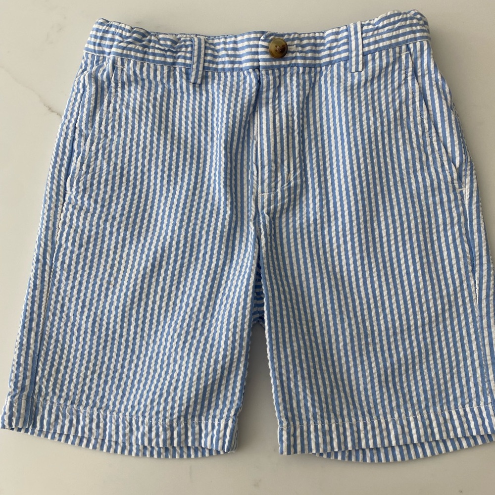 Vineyard Vines boys seersucker shorts size 7